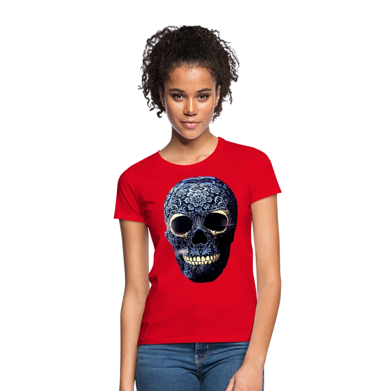 T-Shirt Damen Oberteil Frauen kurzarm Tshirt Baumwolle Rundhals Top Streetwear