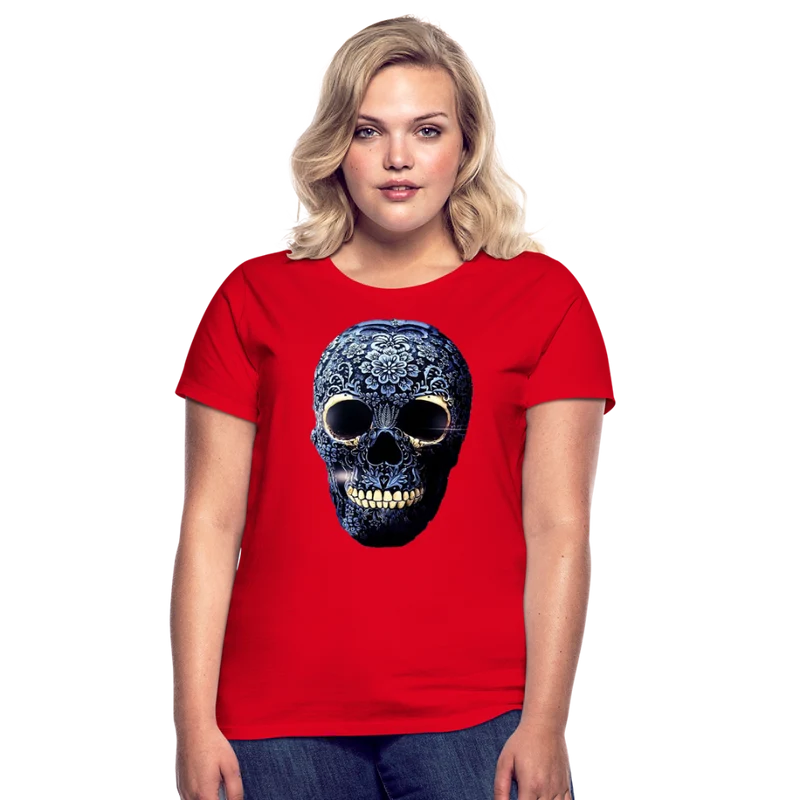 T-Shirt Damen Oberteil Frauen kurzarm Tshirt Baumwolle Rundhals Top Streetwear