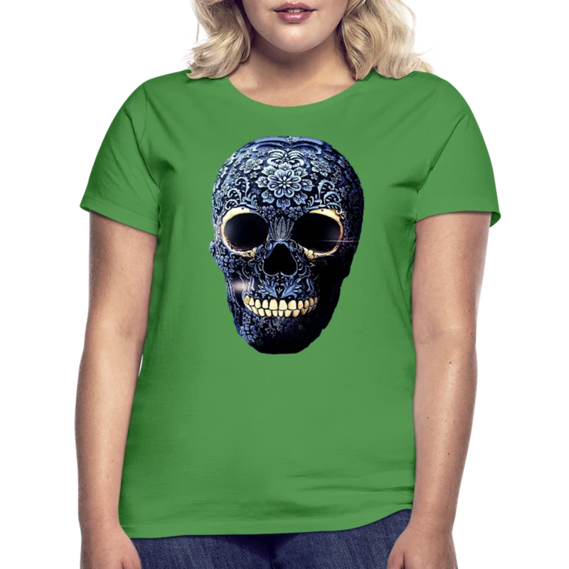 T-Shirt Damen Oberteil Frauen kurzarm Tshirt Baumwolle Rundhals Top Streetwear