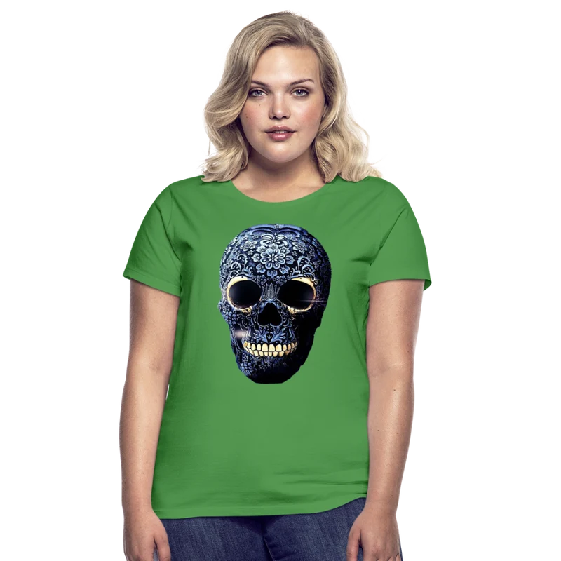 T-Shirt Damen Oberteil Frauen kurzarm Tshirt Baumwolle Rundhals Top Streetwear