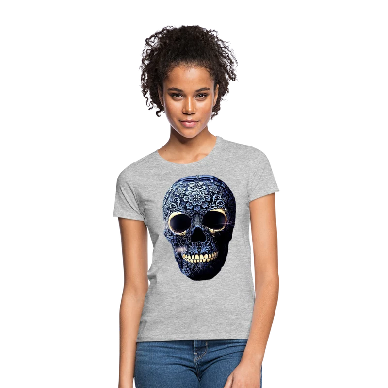 T-Shirt Damen Oberteil Frauen kurzarm Tshirt Baumwolle Rundhals Top Streetwear
