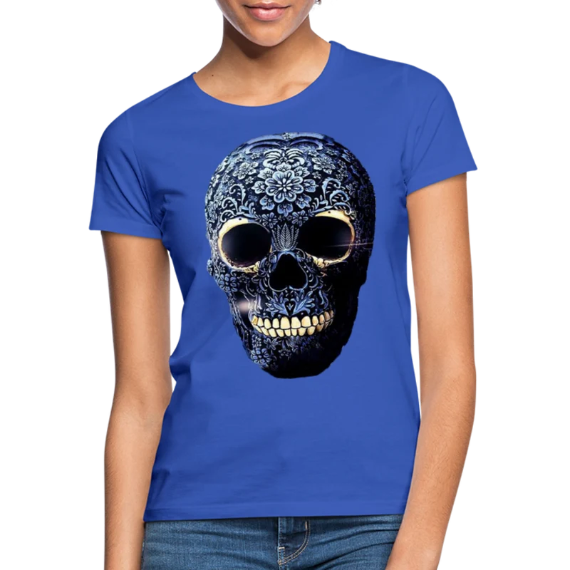 T-Shirt Damen Oberteil Frauen kurzarm Tshirt Baumwolle Rundhals Top Streetwear