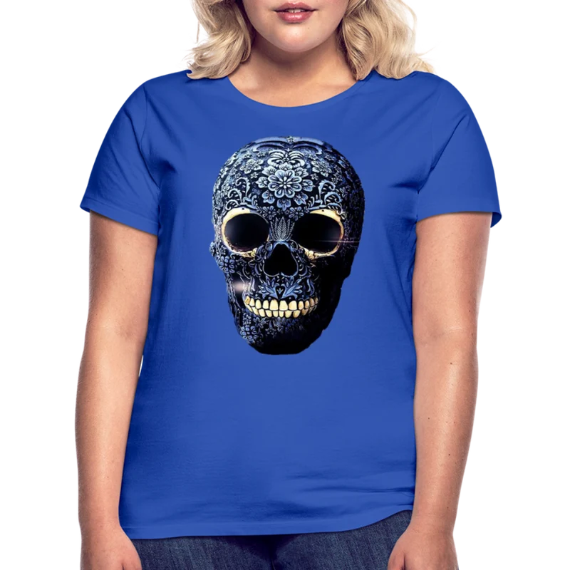 T-Shirt Damen Oberteil Frauen kurzarm Tshirt Baumwolle Rundhals Top Streetwear