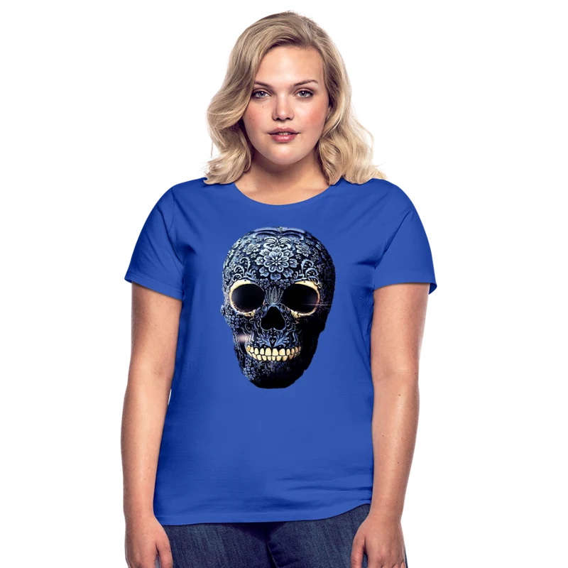 T-Shirt Damen Oberteil Frauen kurzarm Tshirt Baumwolle Rundhals Top Streetwear