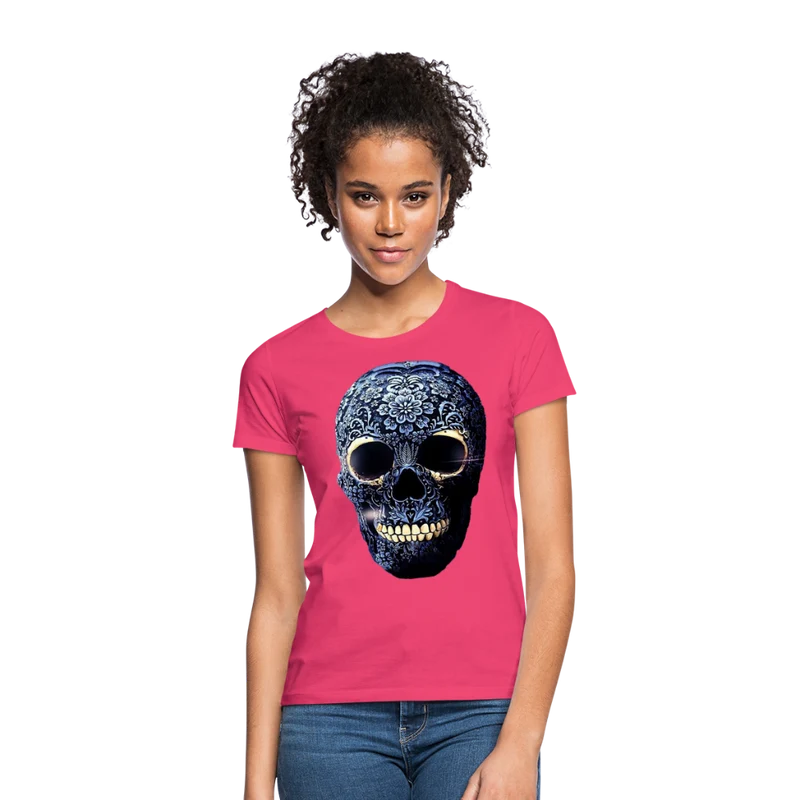 T-Shirt Damen Oberteil Frauen kurzarm Tshirt Baumwolle Rundhals Top Streetwear