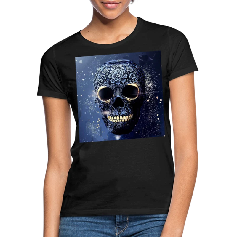 T-Shirt Damen Oberteil Frauen kurzarm Tshirt Baumwolle Rundhals Top Streetwear