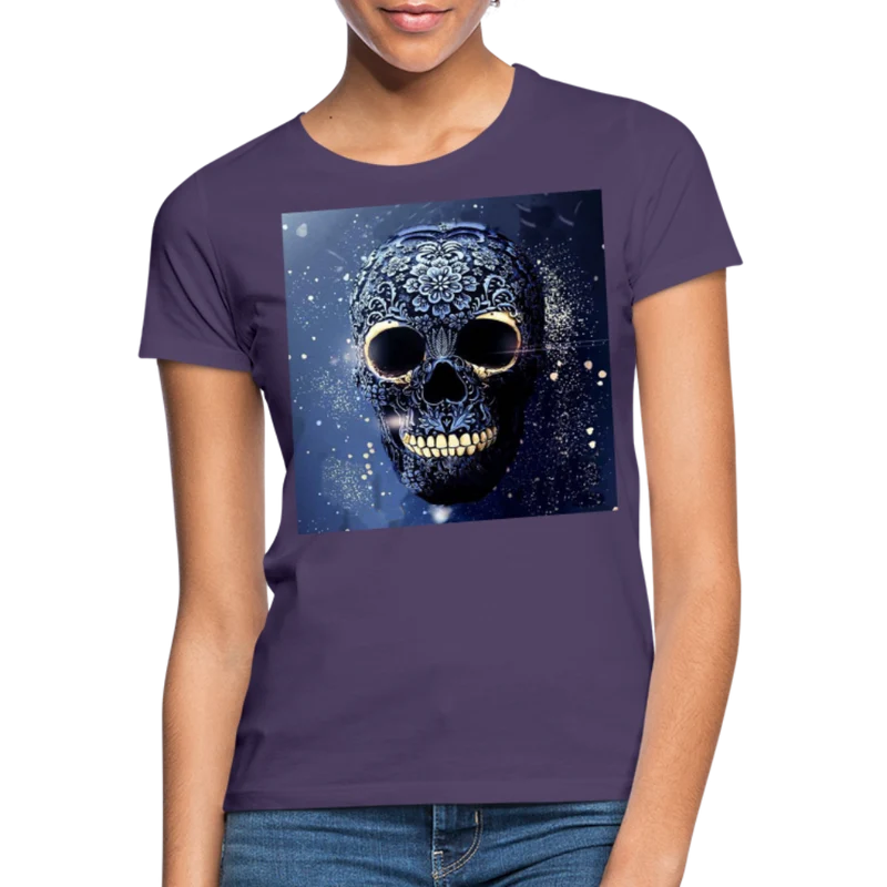 T-Shirt Damen Oberteil Frauen kurzarm Tshirt Baumwolle Rundhals Top Streetwear