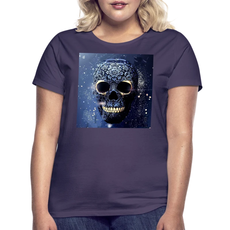 T-Shirt Damen Oberteil Frauen kurzarm Tshirt Baumwolle Rundhals Top Streetwear