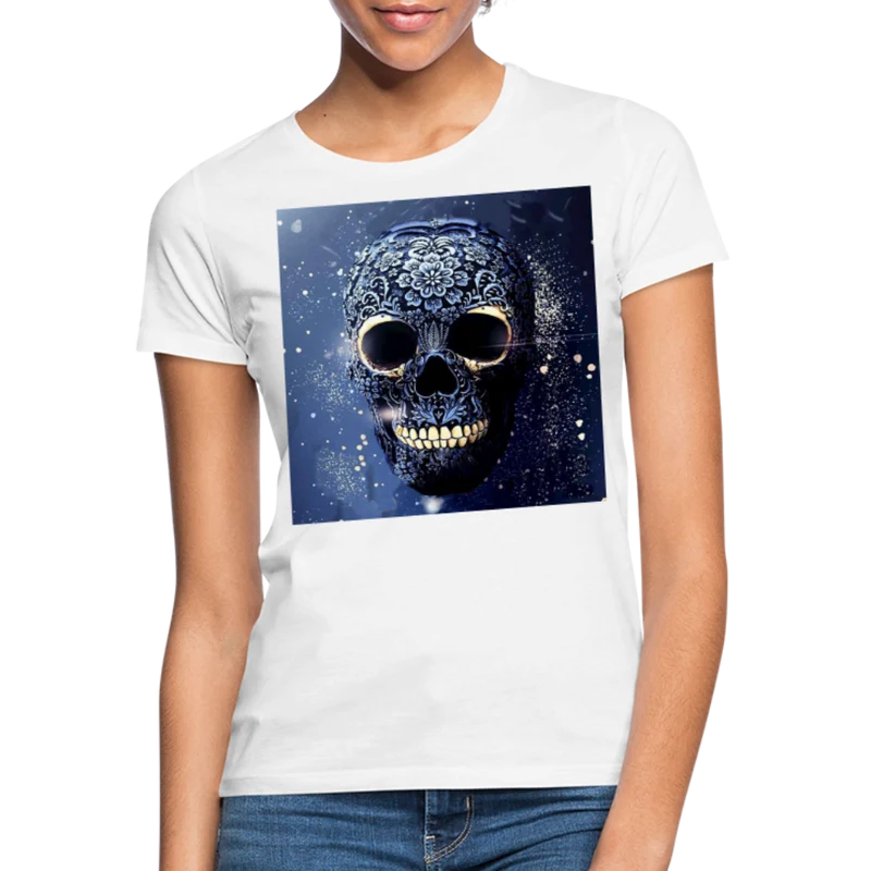 T-Shirt Damen Oberteil Frauen kurzarm Tshirt Baumwolle Rundhals Top Streetwear