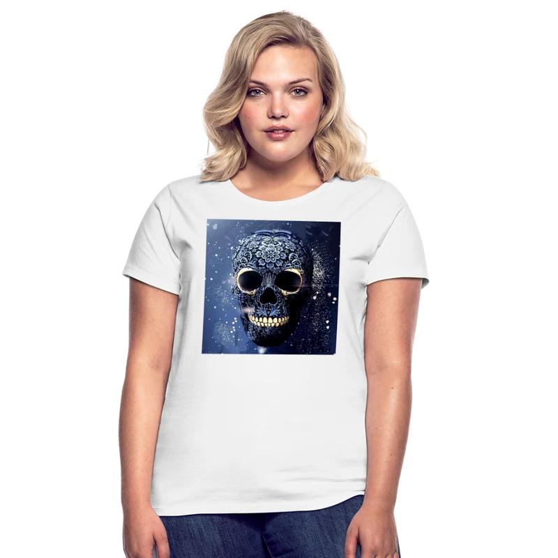 T-Shirt Damen Oberteil Frauen kurzarm Tshirt Baumwolle Rundhals Top Streetwear