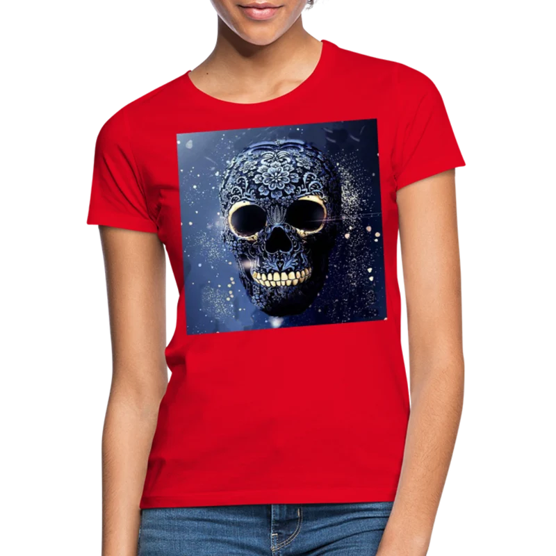 T-Shirt Damen Oberteil Frauen kurzarm Tshirt Baumwolle Rundhals Top Streetwear