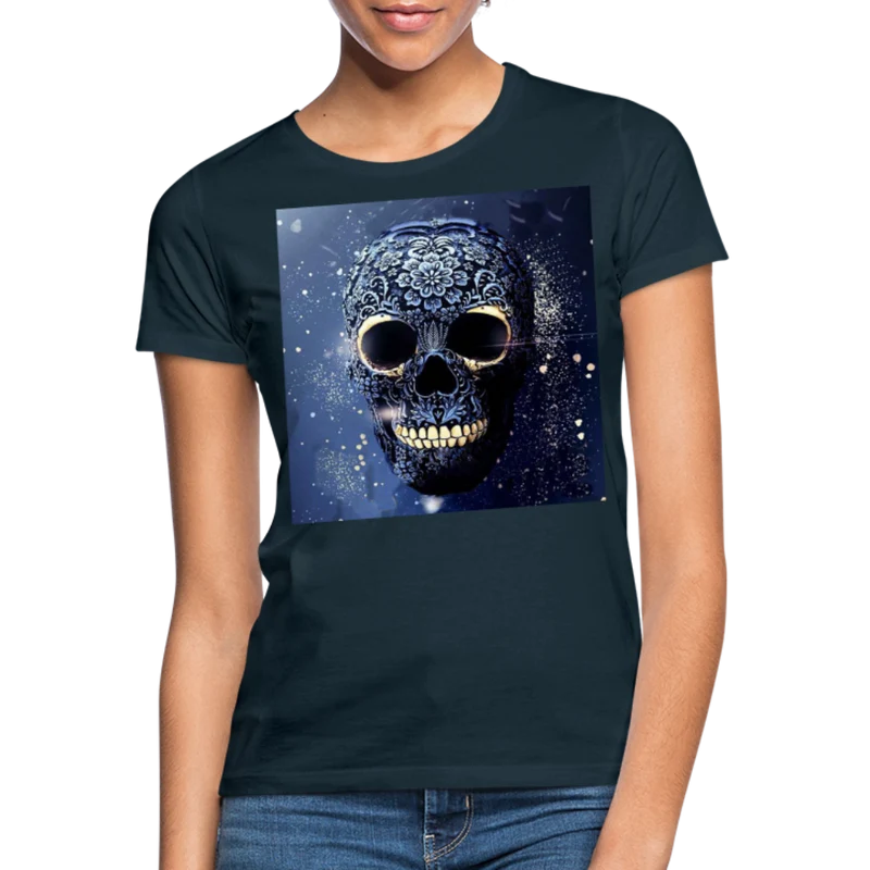T-Shirt Damen Oberteil Frauen kurzarm Tshirt Baumwolle Rundhals Top Streetwear
