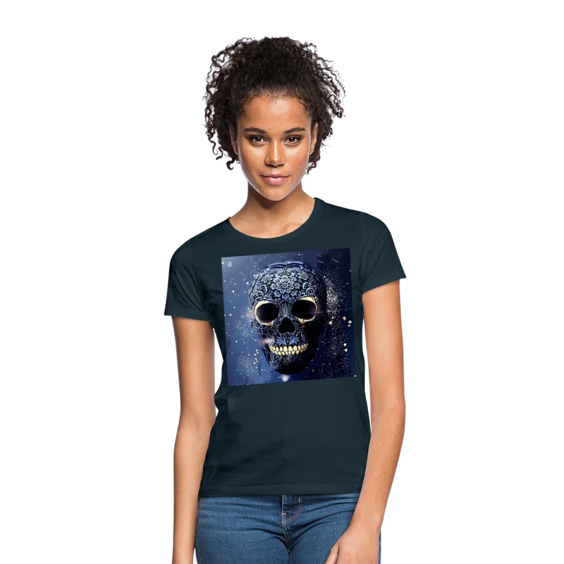 T-Shirt Damen Oberteil Frauen kurzarm Tshirt Baumwolle Rundhals Top Streetwear
