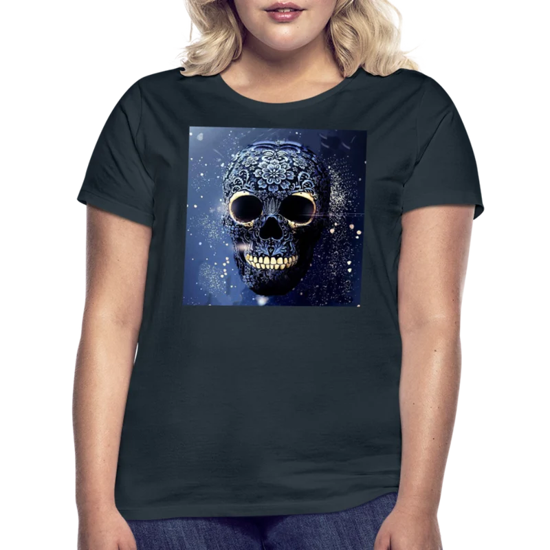 T-Shirt Damen Oberteil Frauen kurzarm Tshirt Baumwolle Rundhals Top Streetwear