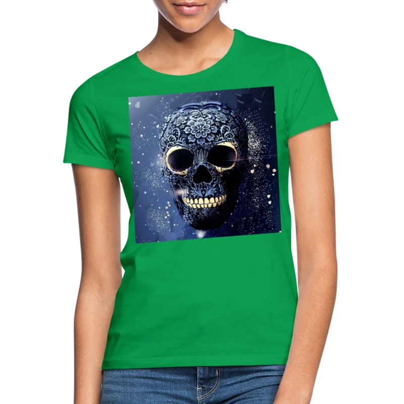 T-Shirt Damen Oberteil Frauen kurzarm Tshirt Baumwolle Rundhals Top Streetwear