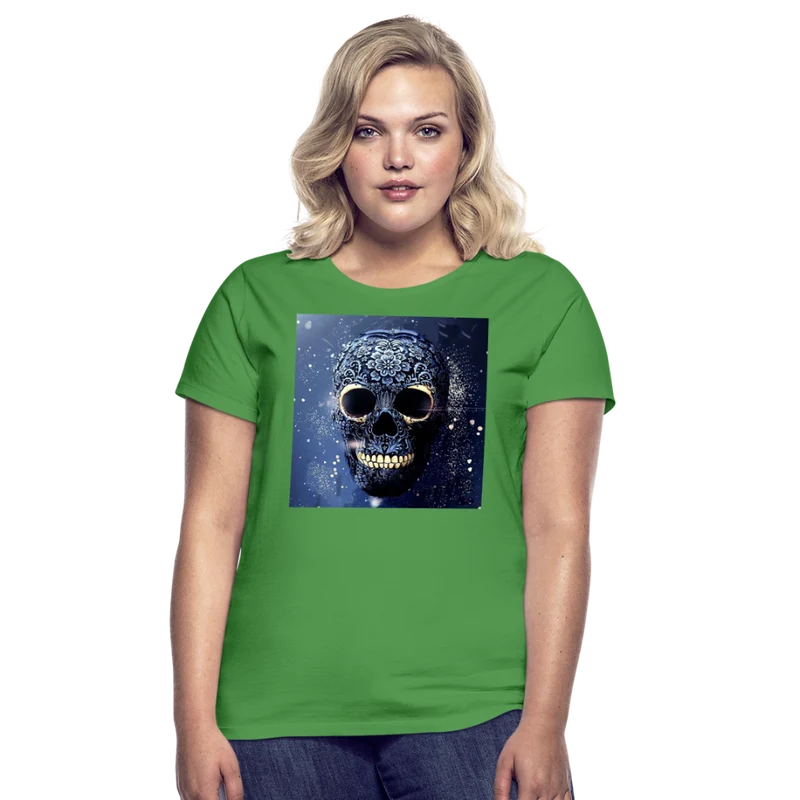 T-Shirt Damen Oberteil Frauen kurzarm Tshirt Baumwolle Rundhals Top Streetwear