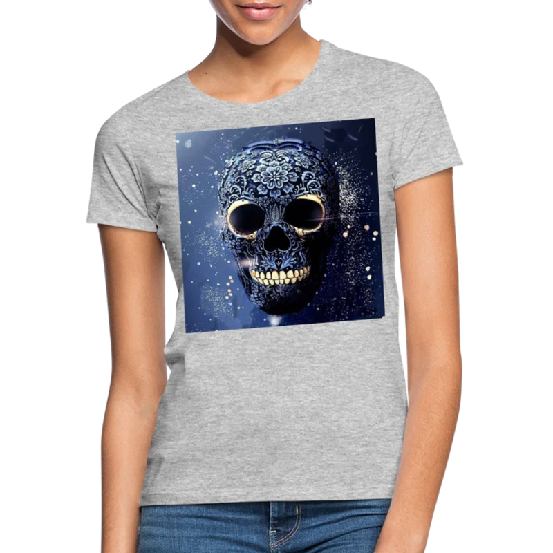 T-Shirt Damen Oberteil Frauen kurzarm Tshirt Baumwolle Rundhals Top Streetwear