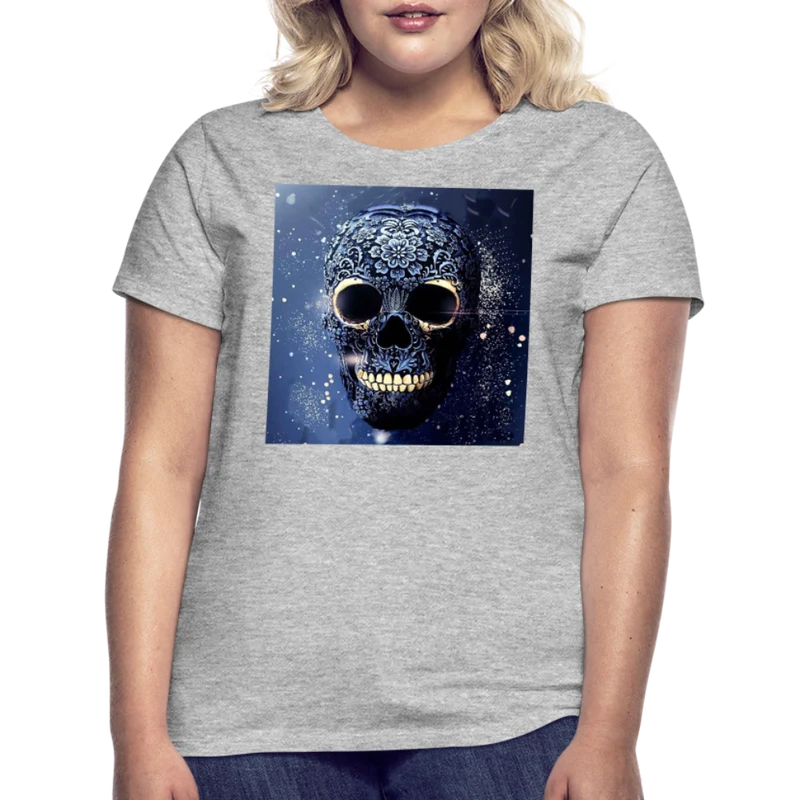 T-Shirt Damen Oberteil Frauen kurzarm Tshirt Baumwolle Rundhals Top Streetwear