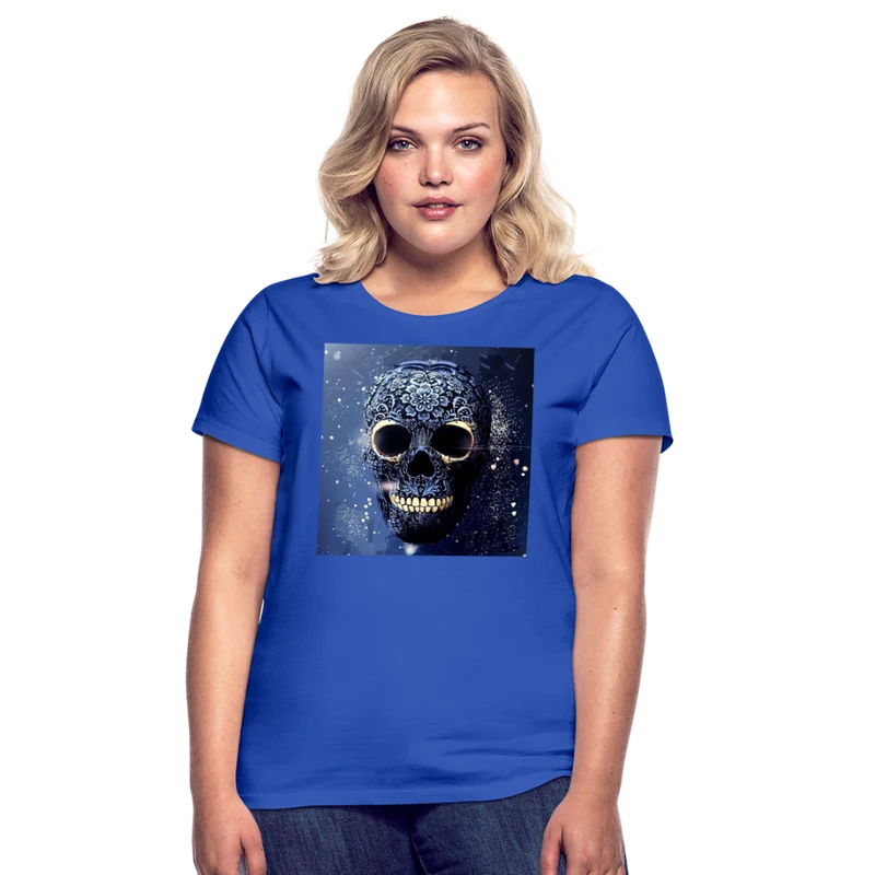 T-Shirt Damen Oberteil Frauen kurzarm Tshirt Baumwolle Rundhals Top Streetwear
