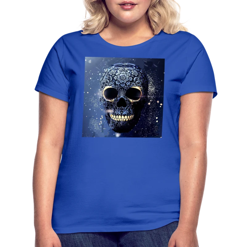 T-Shirt Damen Oberteil Frauen kurzarm Tshirt Baumwolle Rundhals Top Streetwear