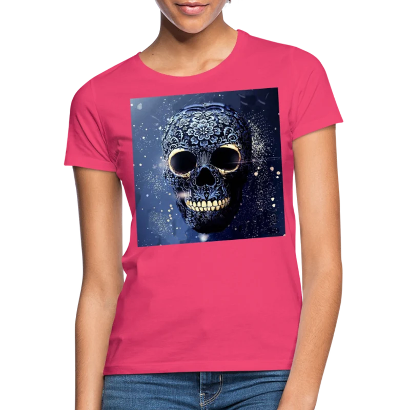 T-Shirt Damen Oberteil Frauen kurzarm Tshirt Baumwolle Rundhals Top Streetwear