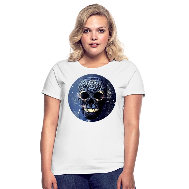T-Shirt Damen Oberteil Frauen kurzarm Tshirt Baumwolle Rundhals Top Streetwear