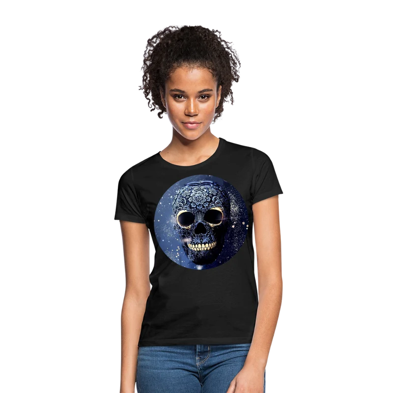 T-Shirt Damen Oberteil Frauen kurzarm Tshirt Baumwolle Rundhals Top Streetwear