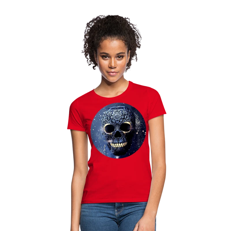T-Shirt Damen Oberteil Frauen kurzarm Tshirt Baumwolle Rundhals Top Streetwear