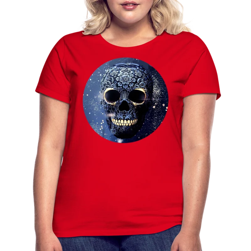T-Shirt Damen Oberteil Frauen kurzarm Tshirt Baumwolle Rundhals Top Streetwear