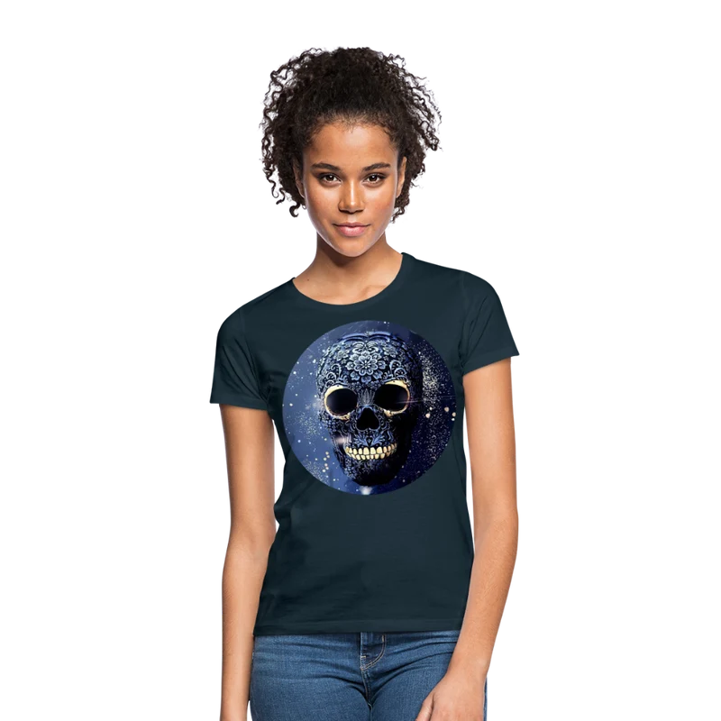 T-Shirt Damen Oberteil Frauen kurzarm Tshirt Baumwolle Rundhals Top Streetwear