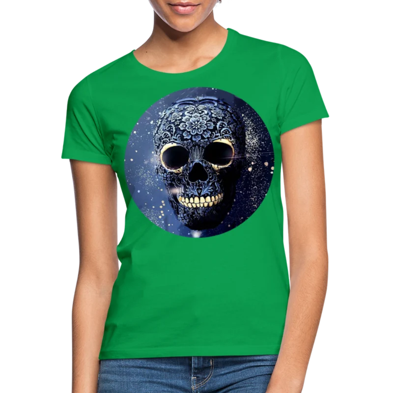T-Shirt Damen Oberteil Frauen kurzarm Tshirt Baumwolle Rundhals Top Streetwear