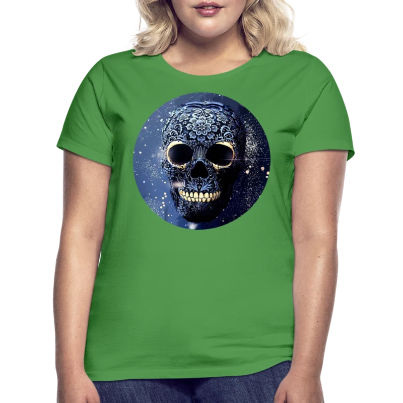 T-Shirt Damen Oberteil Frauen kurzarm Tshirt Baumwolle Rundhals Top Streetwear