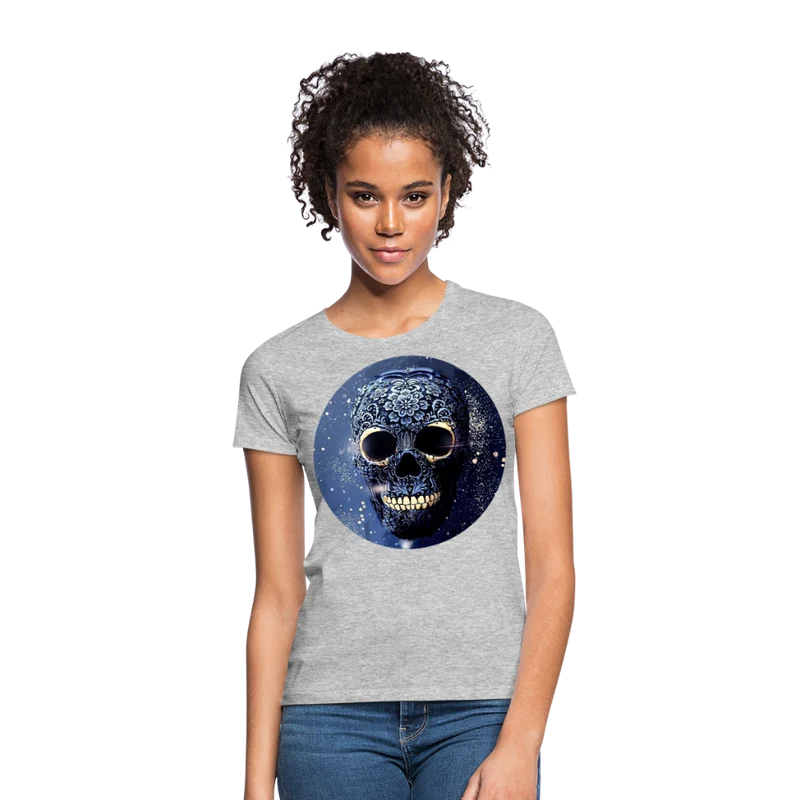 T-Shirt Damen Oberteil Frauen kurzarm Tshirt Baumwolle Rundhals Top Streetwear
