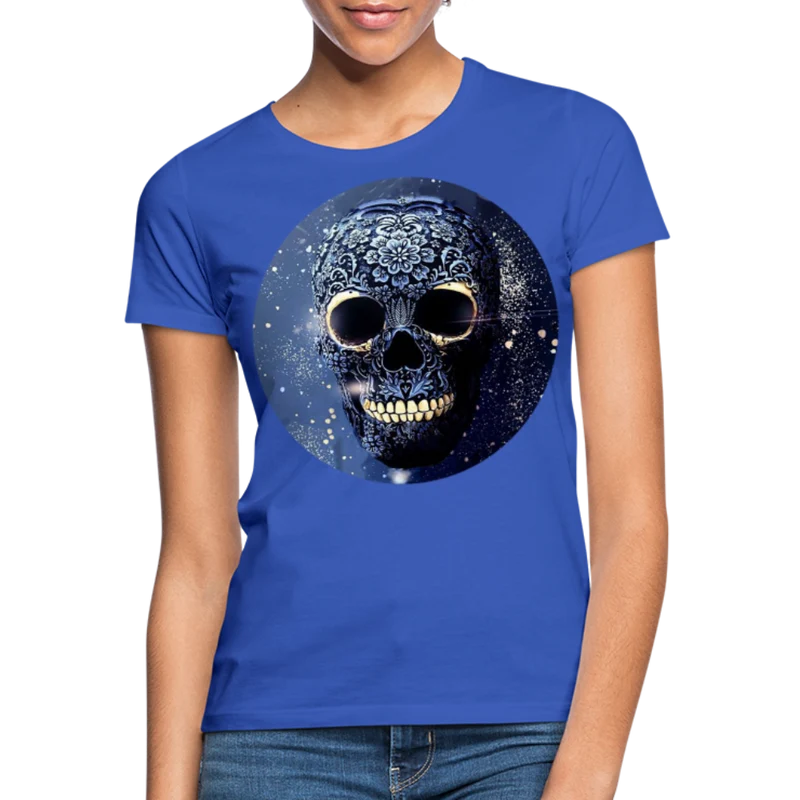 T-Shirt Damen Oberteil Frauen kurzarm Tshirt Baumwolle Rundhals Top Streetwear