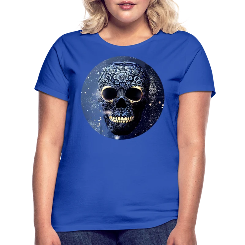T-Shirt Damen Oberteil Frauen kurzarm Tshirt Baumwolle Rundhals Top Streetwear