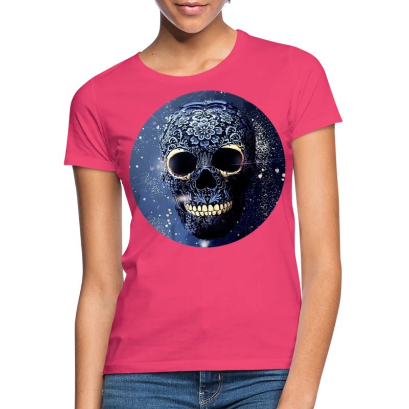 T-Shirt Damen Oberteil Frauen kurzarm Tshirt Baumwolle Rundhals Top Streetwear