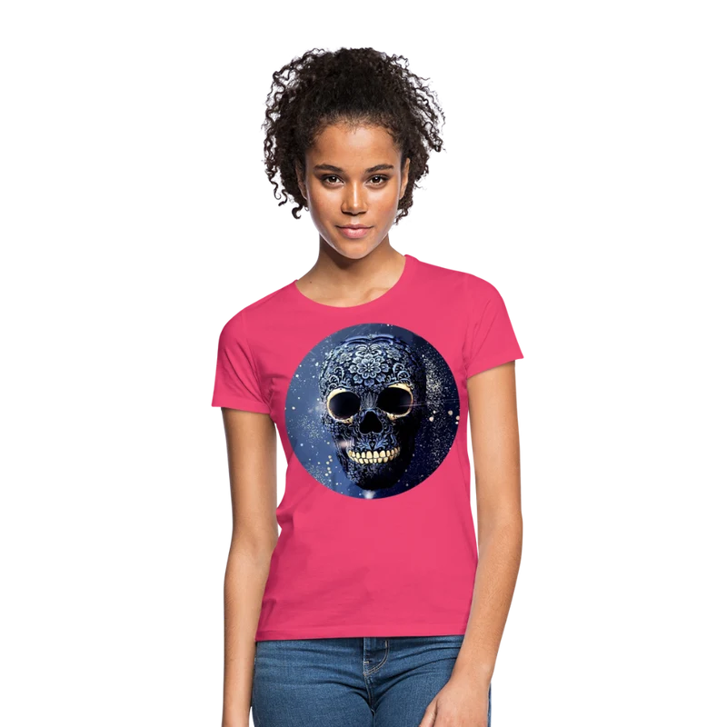 T-Shirt Damen Oberteil Frauen kurzarm Tshirt Baumwolle Rundhals Top Streetwear
