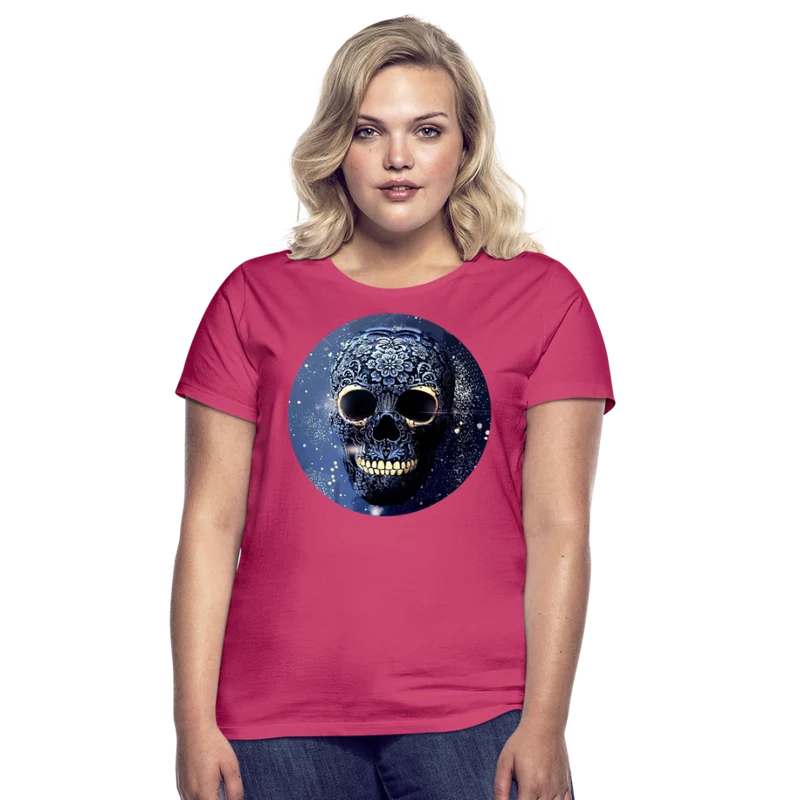 T-Shirt Damen Oberteil Frauen kurzarm Tshirt Baumwolle Rundhals Top Streetwear