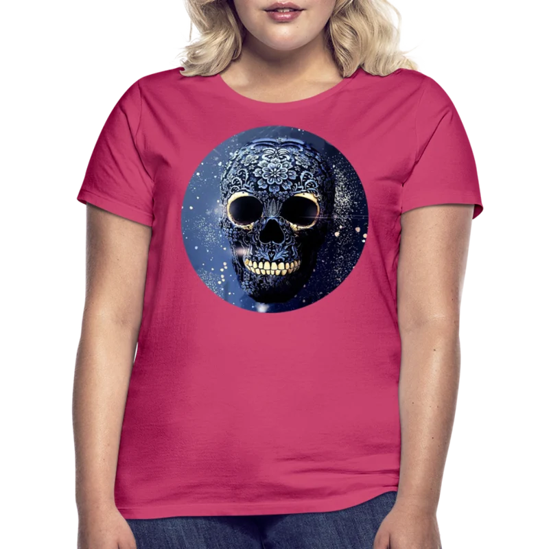 T-Shirt Damen Oberteil Frauen kurzarm Tshirt Baumwolle Rundhals Top Streetwear