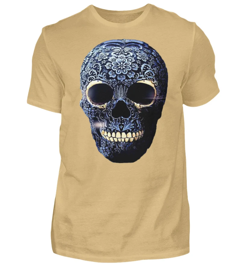 Fashion Herren Skull T-Shirt Rundhals Unisex Streetwear - Herren Shirt