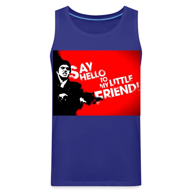 Tanktop T-Shirt SAY HELLO Muskelshirt Achselshirt Sport Basic Herren