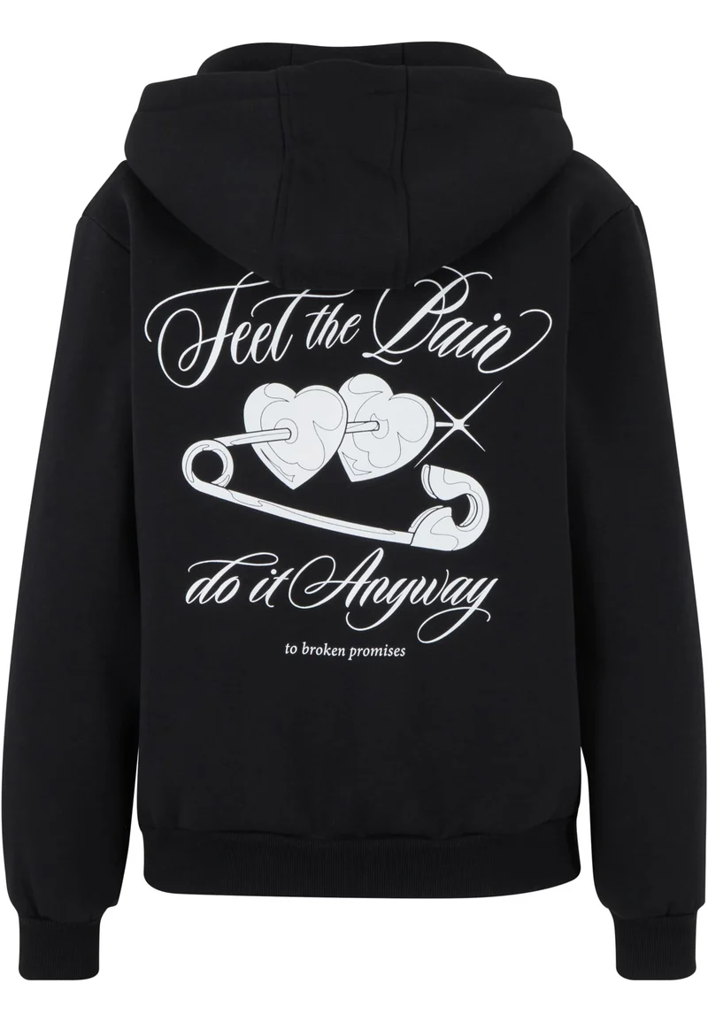 MT Feel The Pain Ladies Fluffy Zip Hoody