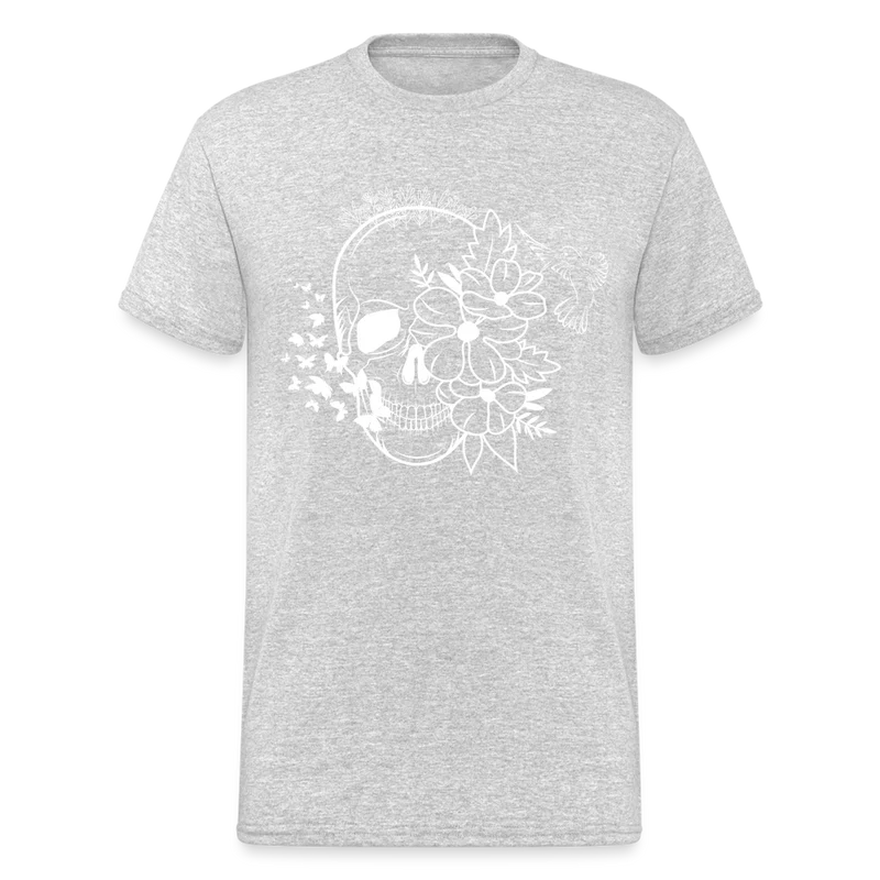 Männer Gildan Heavy Kurzarm T-Shirt Streetwear Skull
