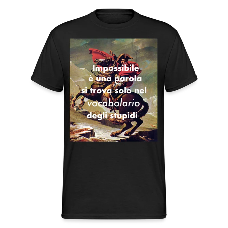 Männer Gildan Heavy Kurzarm T-Shirt Streetwear Impossibile e una parola