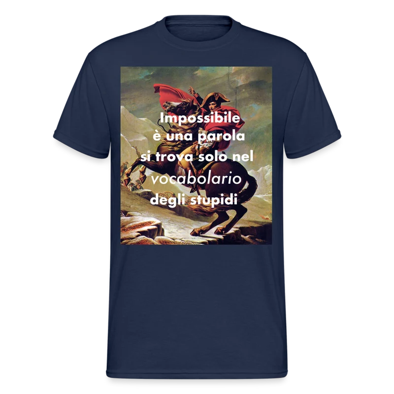 Männer Gildan Heavy Kurzarm T-Shirt Streetwear Impossibile e una parola