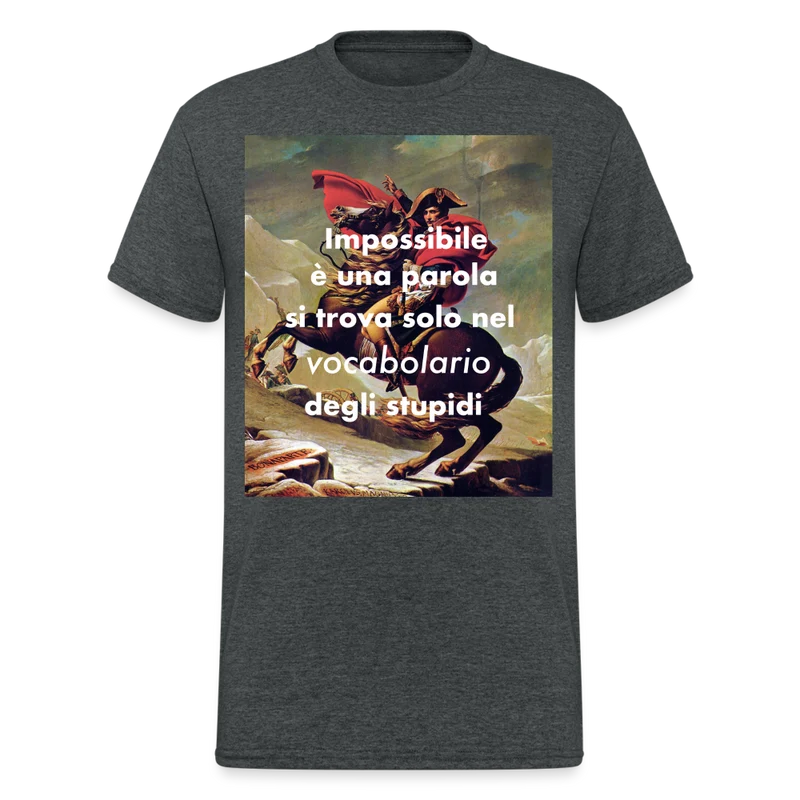Männer Gildan Heavy Kurzarm T-Shirt Streetwear Impossibile e una parola