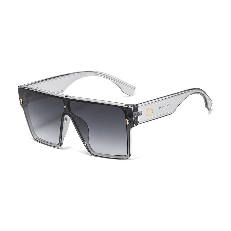 Designer Luxus Sonnenbrille Damen Herren Quadratische Übergröße Gläser Vintage