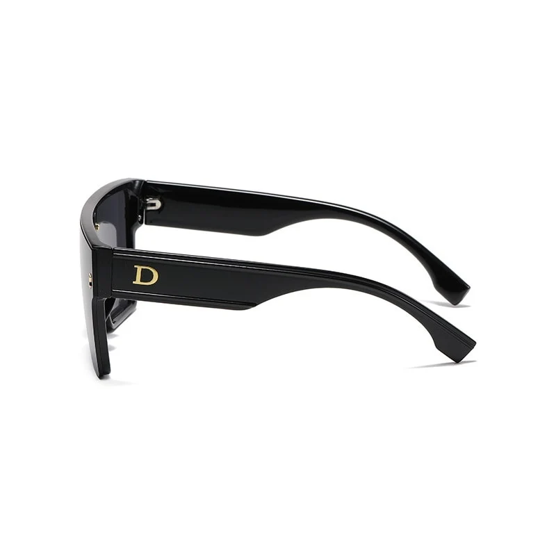 Designer Luxus Sonnenbrille Damen Herren Quadratische Übergröße Gläser Vintage
