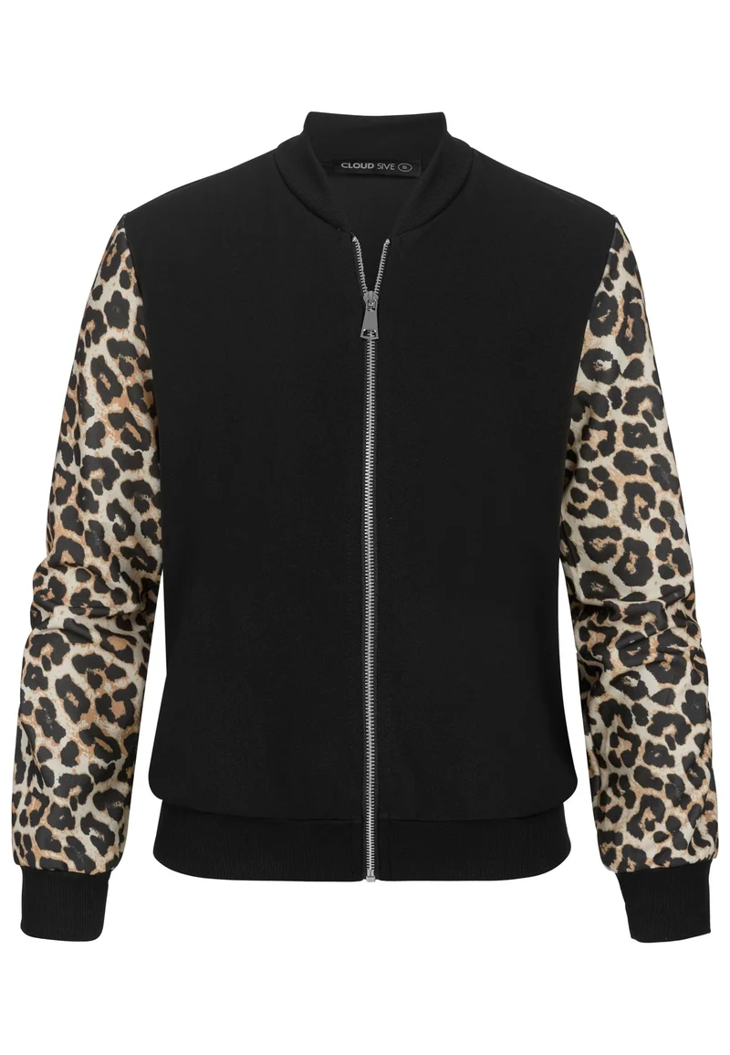Cloud5ive Bomber Jacket 2-Tone Leo Sleeve Print