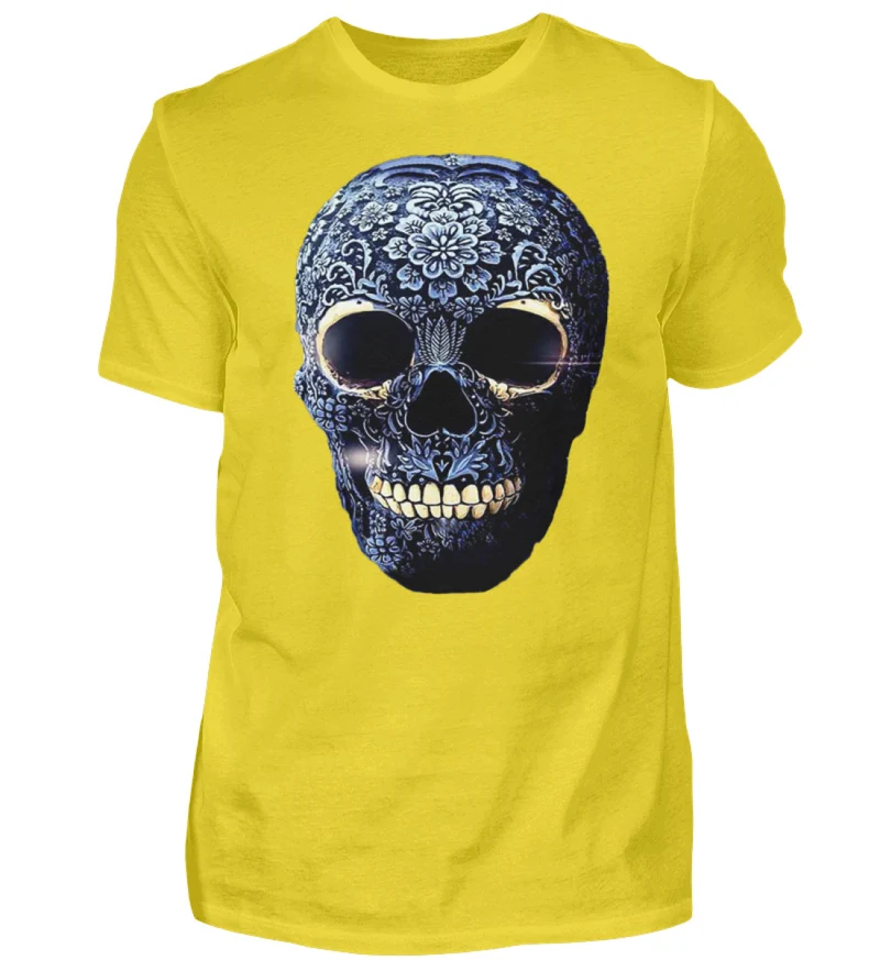 Fashion Herren Skull T-Shirt Rundhals Unisex Streetwear - Herren Shirt